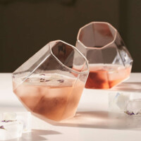 Drink A Diamond Glass Set ($34)
