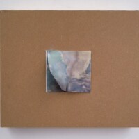 Hyperobject Study 1
27 cm x 22 cm (image: 9 cm x 8 cm)
oil paint on mylar, found image, MDF
2014 Hyperobject Study 1 27 cm x 22 cm (image: 9 cm x 8 cm) oil paint on mylar, found image, MDF 2014