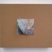 Hyperobject Study 1
27 cm x 22 cm (image: 9 cm x 8 cm)
oil paint on mylar, found image, MDF
2014 Hyperobject Study 1 27 cm x 22 cm (image: 9 cm x 8 cm) oil paint on mylar, found image, MDF 2014