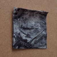 Hyperobject Study 3
29 x 29 cm (image: 7.5 cm x 6.5 cm)
oil paint on mylar, found image, MDF
2015 Hyperobject Study 3 29 x 29 cm (image: 7.5 cm x 6.5 cm) oil paint on mylar, found image, MDF 2015