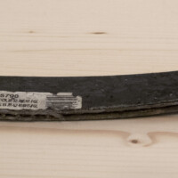 Superstratum (Black Thing)
7” x 1.5”
oil paint over entire surface of found black object
2013 Superstratum (Black Thing) 7” x 1.5” oil paint over entire surface of found black object 2013