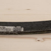 Superstratum (Black Thing)
7” x 1.5”
oil paint over entire surface of found black object
2013 Superstratum (Black Thing) 7” x 1.5” oil paint over entire surface of found black object 2013