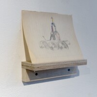 Chernobyl Museum Robots
8” x 7” x 2”
graphite and watercolour on 1990s Belarussian schoolbook paper
2017 Chernobyl Museum Robots 8” x 7” x 2” graphite and watercolour on 1990s Belarussian schoolbook paper 2017