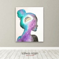 Love on the Brain, Watercolour Love on the Brain, Watercolour