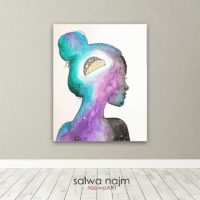 Love on the Brain, Watercolour Love on the Brain, Watercolour