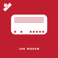 Canadian inventor and electrical engineer Dr. Brent Townshend created the concept for the 56K bit/sec modem. Groundbreaking technology in 1996, this allowed for “high speed” data transfer between two computers.