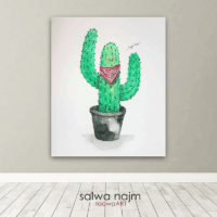 High Five, Watercolour High Five, Watercolour