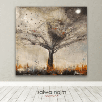 Tree, 24" x 24", Gallery Wrapped Canvas Tree, 24" x 24", Gallery Wrapped Canvas