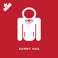 What people in Saskatchewan call a hooded sweatshirt, or a hoodie.