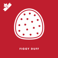 A traditional bag pudding from Newfoundland and Labrador, usually served as a part of a Jiggs dinner, a traditional meal eaten on Sundays.