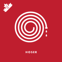 A loser. A term coined by Canadians, used by those imitating Canadians. Popularized in SCTV’s “The Great White North” segments, it is said to refer to the days before ice resurfacing machines, where the losing team would have to hose down the ice after a game.