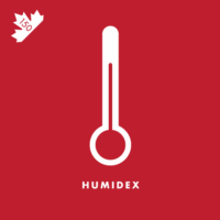 Short for humidity index, it is a term used by Canadian meteorologists to describe how hot the weather feels to the average person, by combining the effect of heat and humidity.