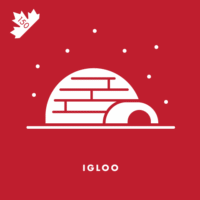 These snow houses are traditionally associated with the Inuit people of Canada's Central Arctic. The Inuit word “iglu" can refer to a home built of any material. Outside of Inuit culture, igloo refers to domed shelters constructed from blocks of compacted snow.