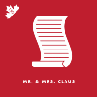 The jolly holiday couple are Canadian, and they have the passports to prove it. Through Canada Post, children can even send their wish lists and letters to the North Pole. The postal code? HOH OHO. And he’ll even write back.