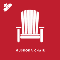 Adirondack chairs, but in Ontario they are named after the Muskoka region.