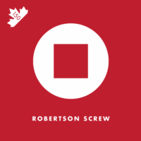 After cutting his hand on a spring-loaded screwdriver blade, Peter Lymburner Robertson manufactured a less dangerous square recess impression in the head of a screw in Milton, Ontario.