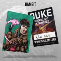 Gambit Sketch Card Gambit Sketch Card