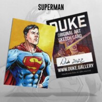 Superman Sketch Card Superman Sketch Card