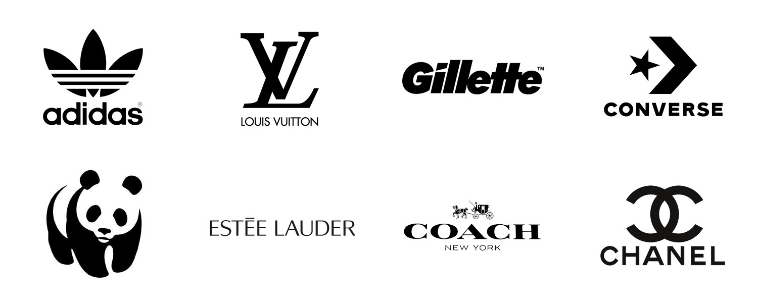 Black & White logos