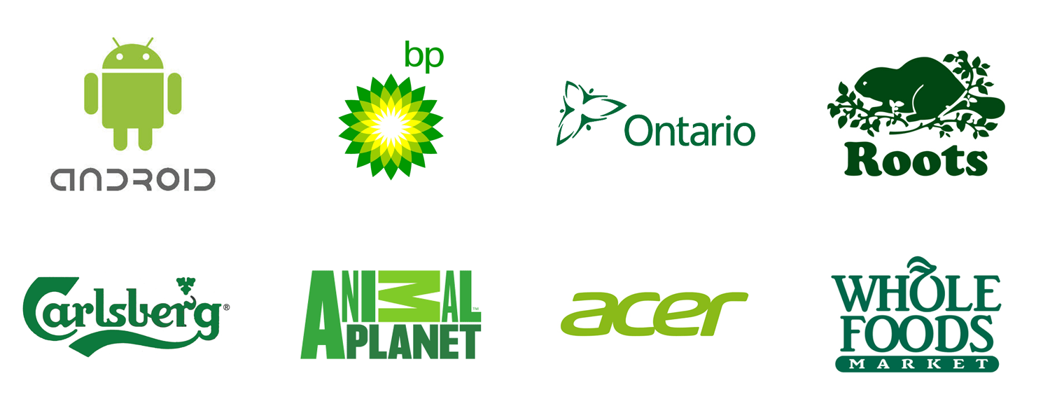 Green logos