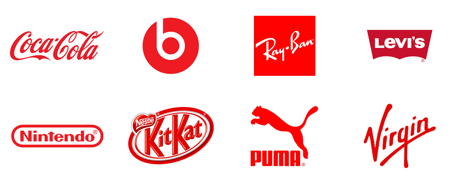 Red logos