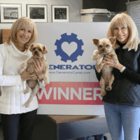 Nina & Nadia pose with Zoey & Jackson.