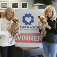 Nina & Nadia pose with Zoey & Jackson.