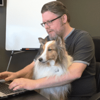 Leia giving creative consultation with Alan.